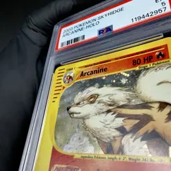 ARCANINE 2003 POKEMON SKYRIDGE HOLO CARD GRADATA PSA 5 EX H2 H32 VINTAGE TCG ENG - Image 4