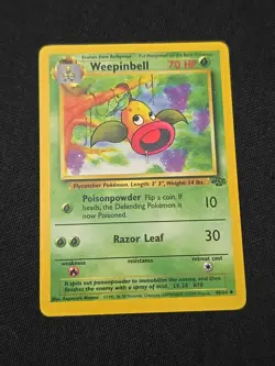 Weepinbell 48/64 Jungle Regular WOTC Vintage Pokemon TCG Lightly Played - Image 1