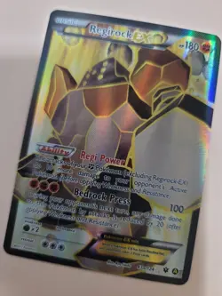 Regirock EX Full ART Ultra Rare 43a/124 Pokemon Fates Collide NM - Image 2
