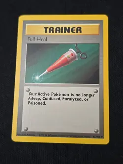 Full Heal 082/102 Base Set Regular WOTC Vintage Pokemon TCG Light Played - Image 1