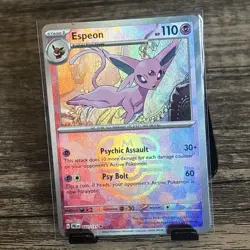Pokemon Espeon 033/131 Master Ball English Prismatic Evolutions - Image 1