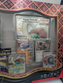Pokemon TCG PALDEAN FATES Great Tusk Iron Treads Ex Premium Collection ✅ NEW - Image 3
