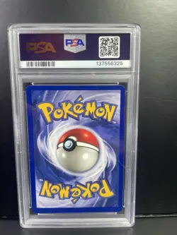 1999 POKEMON FOSSIL #4 DRAGONITE-HOLO PSA 7 - Image 4