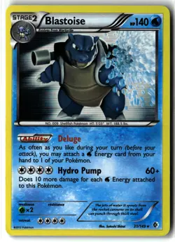 Blastoise ⭐ 31/149 Holo Rare Boundaries Crossed 2012 Pokemon NM/LP - Image 1