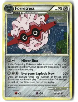 Forretress ⭐ 5/95 Holo Rare Call of Legends 2011 Pokemon NM - Image 1