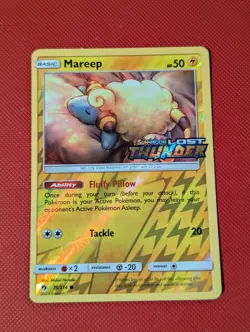 Pokemon TCG - Mareep - 75/214 Reverse STAMPED PROMO - Lost Thunder - Image 1