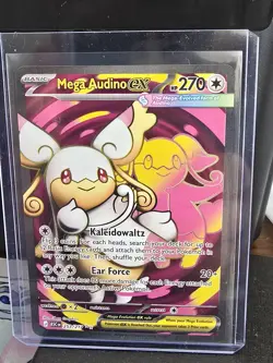 Mega Audino EX 253/217 Ultra Rare Pokemon Ascended Heroes - Image 1