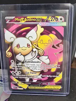 Mega Audino EX 253/217 Ultra Rare Pokemon Ascended Heroes - Image 2