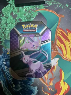 Pokemon TCG V A New Wave Of Heroes Tin - Espeon V - Factory Sealed 4 packs Mint - Image 1