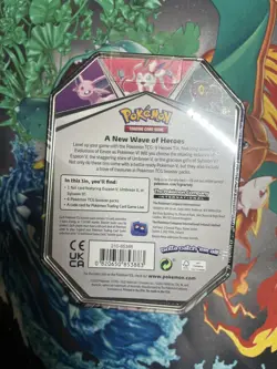 Pokemon TCG V A New Wave Of Heroes Tin - Espeon V - Factory Sealed 4 packs Mint - Image 2