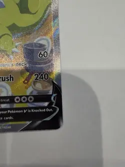 Pokemon Tyranitar V Full Art Single Strike Holo 230 HP Battle Styles 155/163 - Image 5