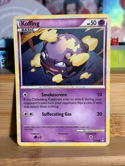 KOFFING 60/95 Call of Legends Unlimited Vintage Pokemon TCG Lightly Played - Image 1
