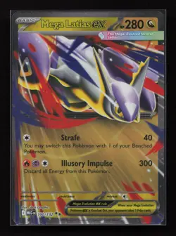 Mega Latias ex 100/132 Double Rare Mega Evolution Pokemon Near Mint - Image 1