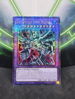Yugioh Egyptian God Slime RA01-EN029 Quarter Century Secret Rare NM - Image 1
