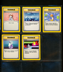 1999-2000 Pokemon BASE SET 4TH PRINT Edition COMPLETE Non Holo COMMON Cards NM+ - Image 5