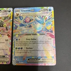 Umbreon EX 060/131 and Glaceon 25/131 S&V Prismatic Pokemon TCG Card NM - Image 3