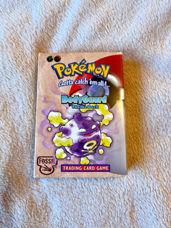 Bodyguard Fossil Deck with cards - Vintage WoTC 1999 Pokemon Muk Holo - Image 1