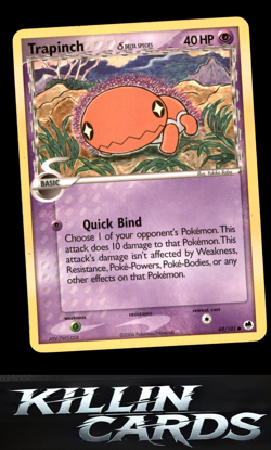 Trapinch - 069/101 (Delta Species) 69/101 Pokemon Common Dragon Frontiers Card N - Image 1