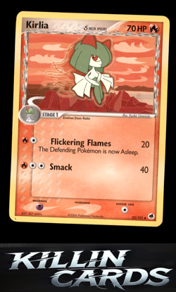 Kirlia (Delta Species) 33/101 Pokemon Uncommon Dragon Frontiers Card NM - Image 1