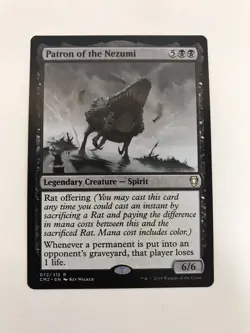 Patron of the Nezumi MTG Magic the Gathering Card NM Near Mint CM2 - Image 1