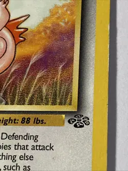 CLEFABLE Pokemon TCG Trading Card - RARE - 17/64 Jungle - Image 3