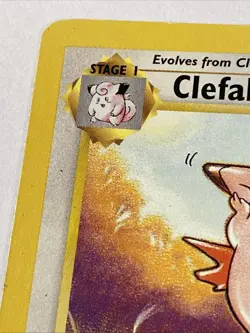 CLEFABLE Pokemon TCG Trading Card - RARE - 17/64 Jungle - Image 5