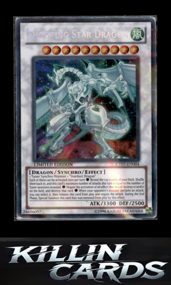 Shooting Star Dragon CT07-EN004 Secret Rare 2010 Collectors Tins YuGiOh Card MP - Image 1