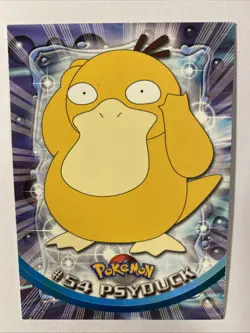 PSYDUCK #54 Pokemon Card TCG Topps TV Animation - Image 1