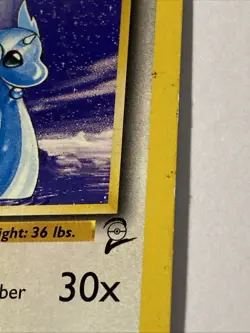 DRAGONAIR Pokemon TCG Trading Card - RARE - 22/130 Base Set 2 - Image 3