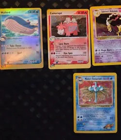 Pokemon card lot 308 cards. Neo Genesis, E-reader cards, Rocket, Gym Challenge, - Image 4