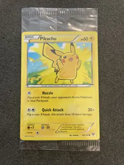 Pokemon Card - Pikachu XY 42/146 - Holo - Movie Promo - Factory Sealed - Image 1