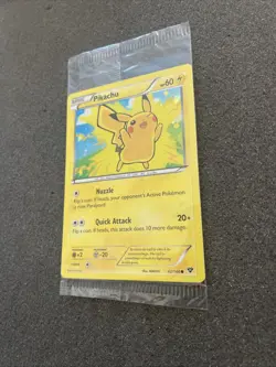 Pokemon Card - Pikachu XY 42/146 - Holo - Movie Promo - Factory Sealed - Image 4