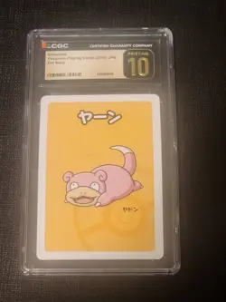 Slowpoke Pokemon Cgc Pristine 10 2019 Old Maid Japanese Card RED BACK - Image 3