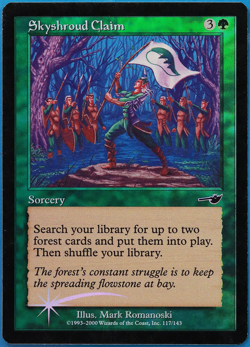 Skyshroud Claim FOIL Nemesis PLD Green Common MAGIC CARD (ID# 505668) ABUGames - Image 1