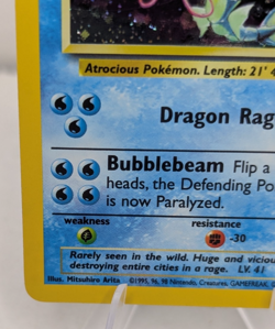 Pokemon Gyarados TCG Base Set 2 Holo Rare Card 7/130 Unlimited NM/LP - Image 5