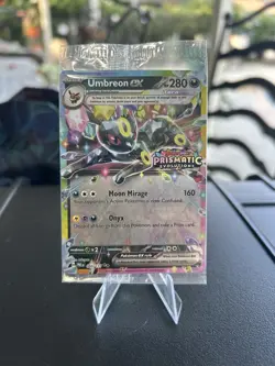 Umbreon ex 060/131 Sealed Prismatic Evolutions Stamped Promo Holo Pokemon Card - Image 1