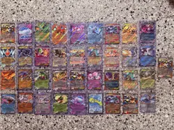 Pokemon TCG Huge Lot of 37 Mint EX Cards. Pack Fresh. Holos. - Image 1