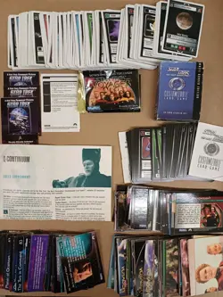 Star Trek The Next Generation & Voyager CCG Card Game Bundle Over 350 Cards - Image 1
