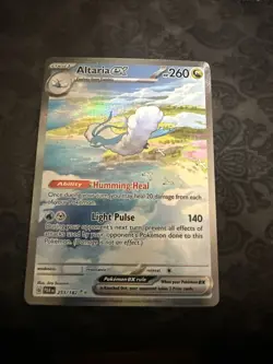 Pokemon TCG Altaria EX Holo Card Sv04: Paradox Rift 253/182 - Image 1