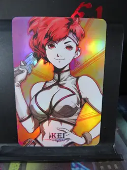 Kei Dirty Pair Art Card Rare Holo Collectible Anime Manga CCG - Image 1