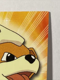 GROWLITHE #58 Pokemon Card TCG Topps TV Animation - Image 3