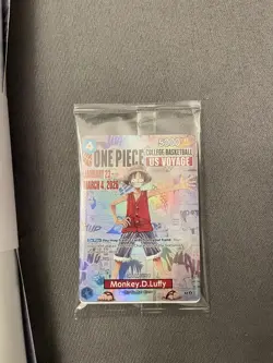 One Piece Monkey.D.Luffy College Basketball US Voyage Card SEALED Rutgers - Image 3