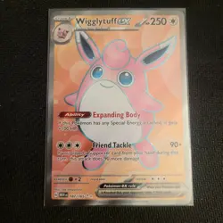 Pokemon Wigglytuff EX Full Art Card 187/165 S&V 151 English M/Nm Condition - Image 1