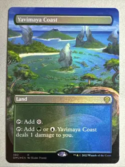 MTG / Yavimaya Coast / DMU / #382 / FOIL (Borderless) / Rare / NM - Image 1