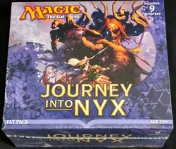 JOURNEY INTO NYX Magic the Gathering Sealed Fat Pack bundle box 9 booster packs - Image 1