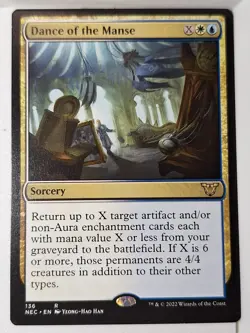 Dance of the Manse - Commander Kamigawa: Neon Dynasty - Magic the Gathering MTG - Image 1