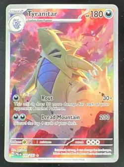 2023 Pokemon Scarlet & Violet Paldea Evolved #222/193 Tyranitar - Image 1