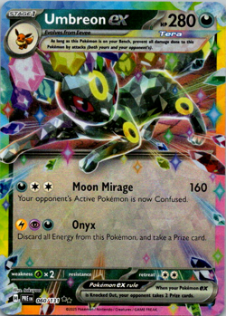 Umbreon EX #060 || Pokemon - SV: Prismatic Evolutions || 2025 - Image 1