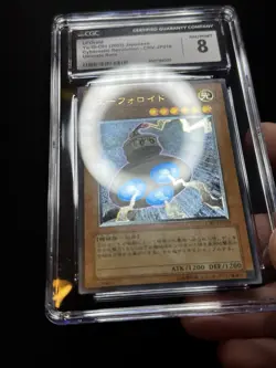 CGC 8 Yugioh UFOroid #CRV-JP010 Cybernetic Revolution Ultimate Rare Japanese - Image 3
