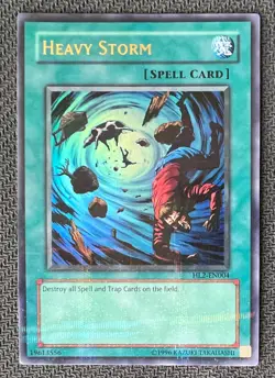 Yugioh Heavy Storm Unlimited Edition Parallel Rare HL2-EN004 NM - Image 1